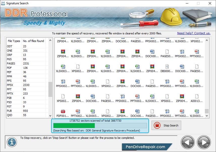 Data recovery software – professional Searching Process