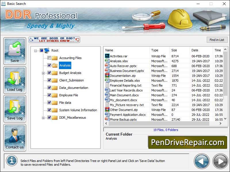 Screenshot of Hard Disk Data Recovery Software