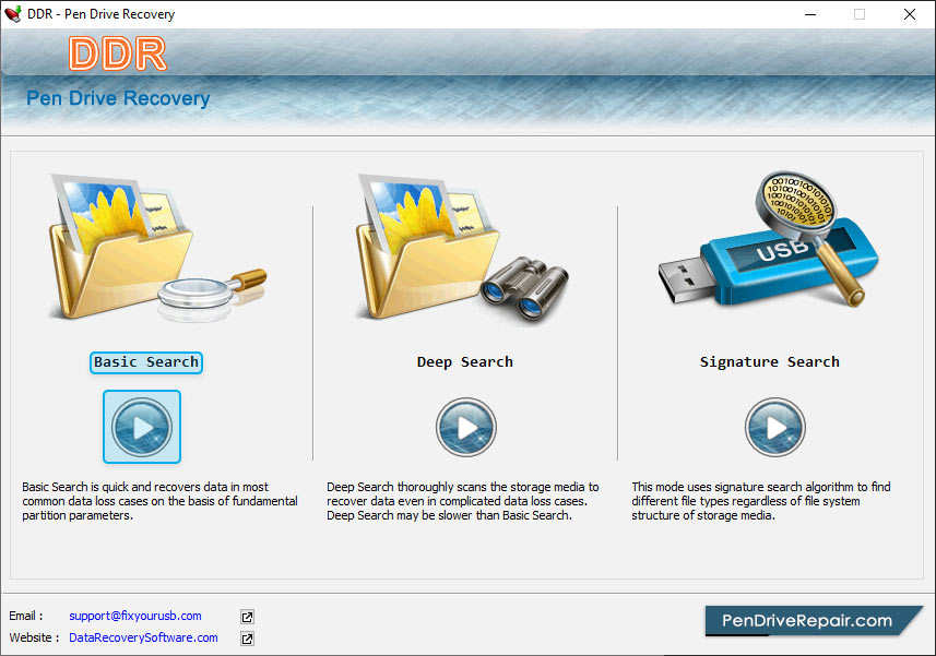 Software Searching Modes